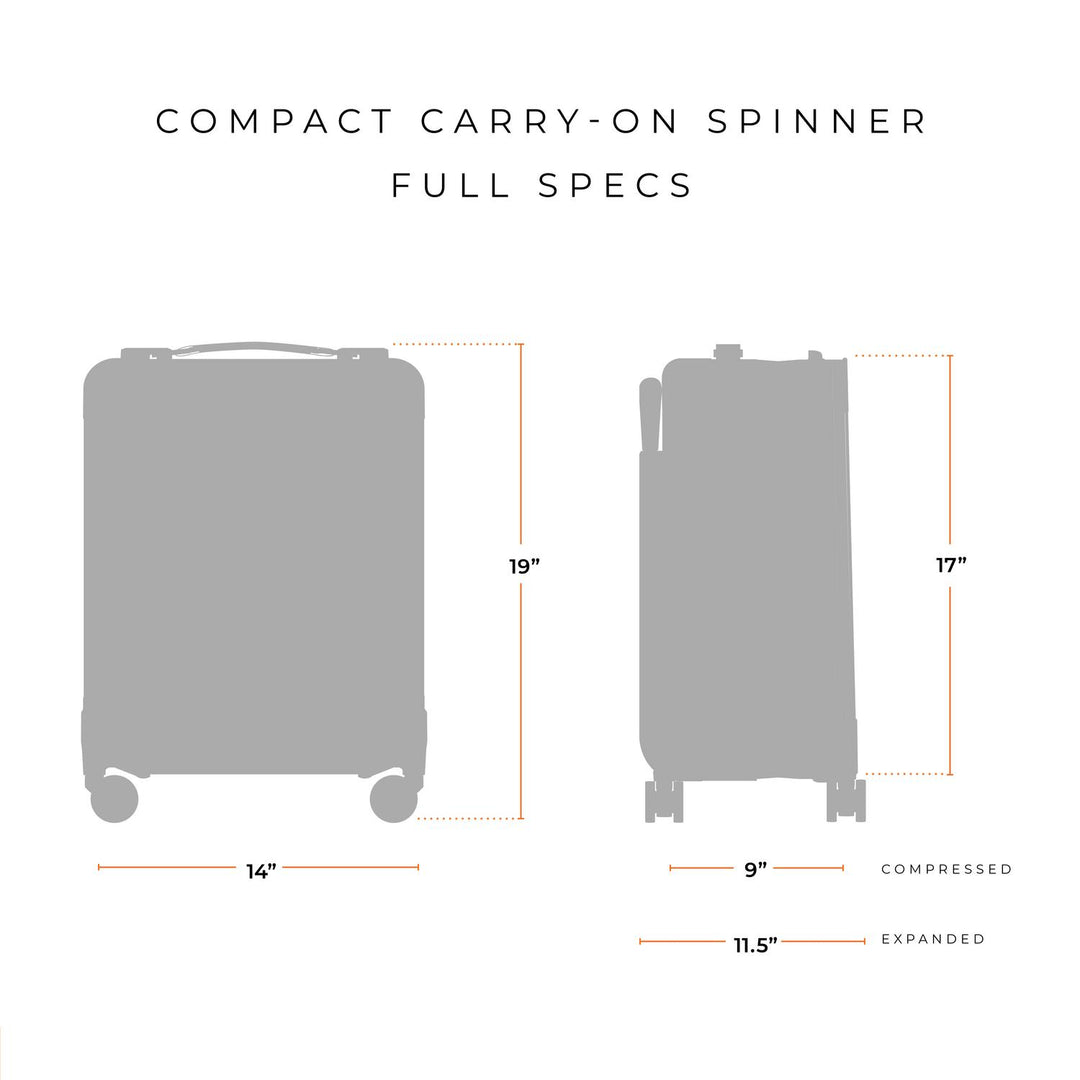 Compact 19" Carry-On Expandable Spinner