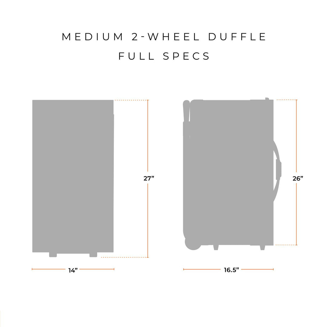 Medium Two-Wheel Duffle