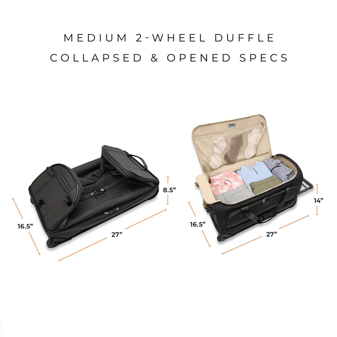 Medium Two-Wheel Duffle