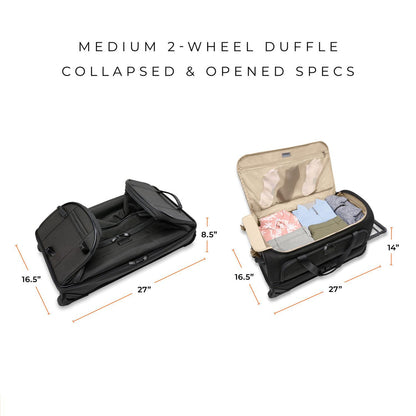 Medium Two-Wheel Duffle