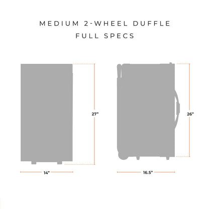Medium Two-Wheel Duffle
